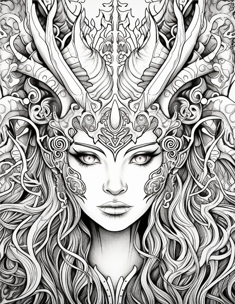 🎃 100 Halloween Coloring Pages (Printable PDF)